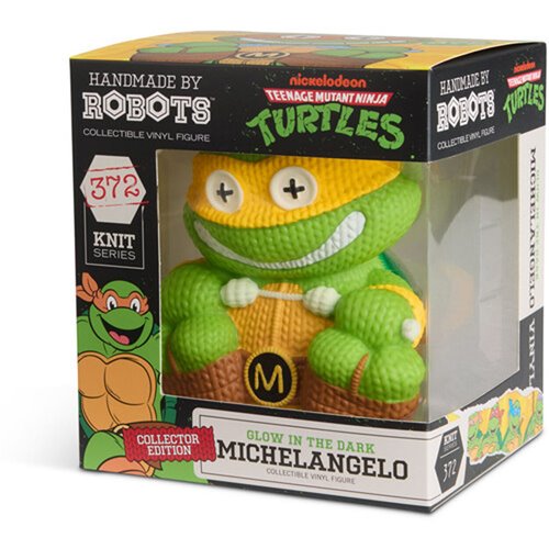 Teenage Mutant Ninja Turtles Michelangelo #372 Glow-in-the-Dark Handmade by Robots Vinyl Figure