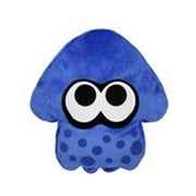 Splatoon Blue Squid Pillow Plush