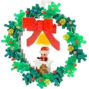 Holiday Christmas Wreath Nanoblock Sights to See Constructible Figure