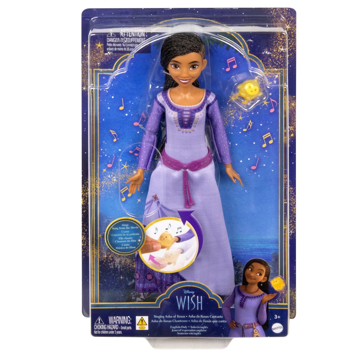 Disney Wish Singing Asha of Rosas Doll - Entertainment Earth