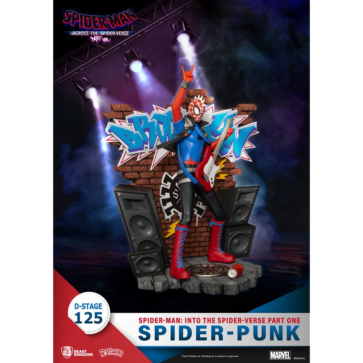 Marvel Spider-Man: Across the Spider-Verse Spider-Punk Mask for Kids  Roleplay, Marvel Toys for Kids Ages 5 and Up - Marvel