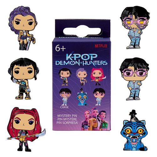 KPop Demon Hunters Mystery Box Pin Case of 12