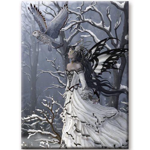 Imagined Worlds Queen of Owls Flat Magnet