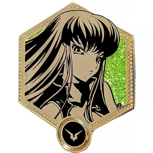 Code Geass C.C. Limited Edition Gold Series Enamel Pin