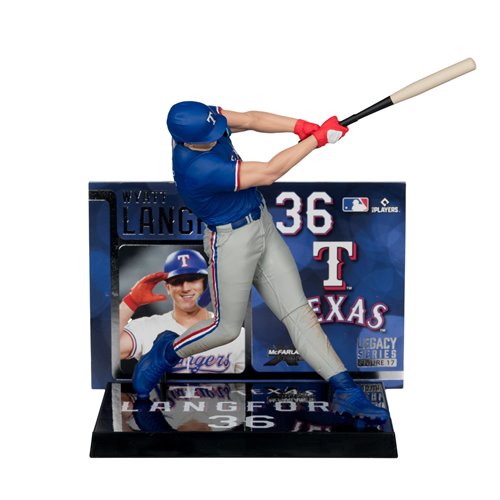 MLB SportsPicks Texas Rangers Wyatt Langford 7-Inch Posed Figure Case of 6
