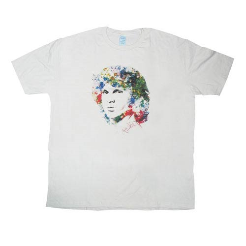 Doors Jim Morrison Jimbo Flower White T-Shirt