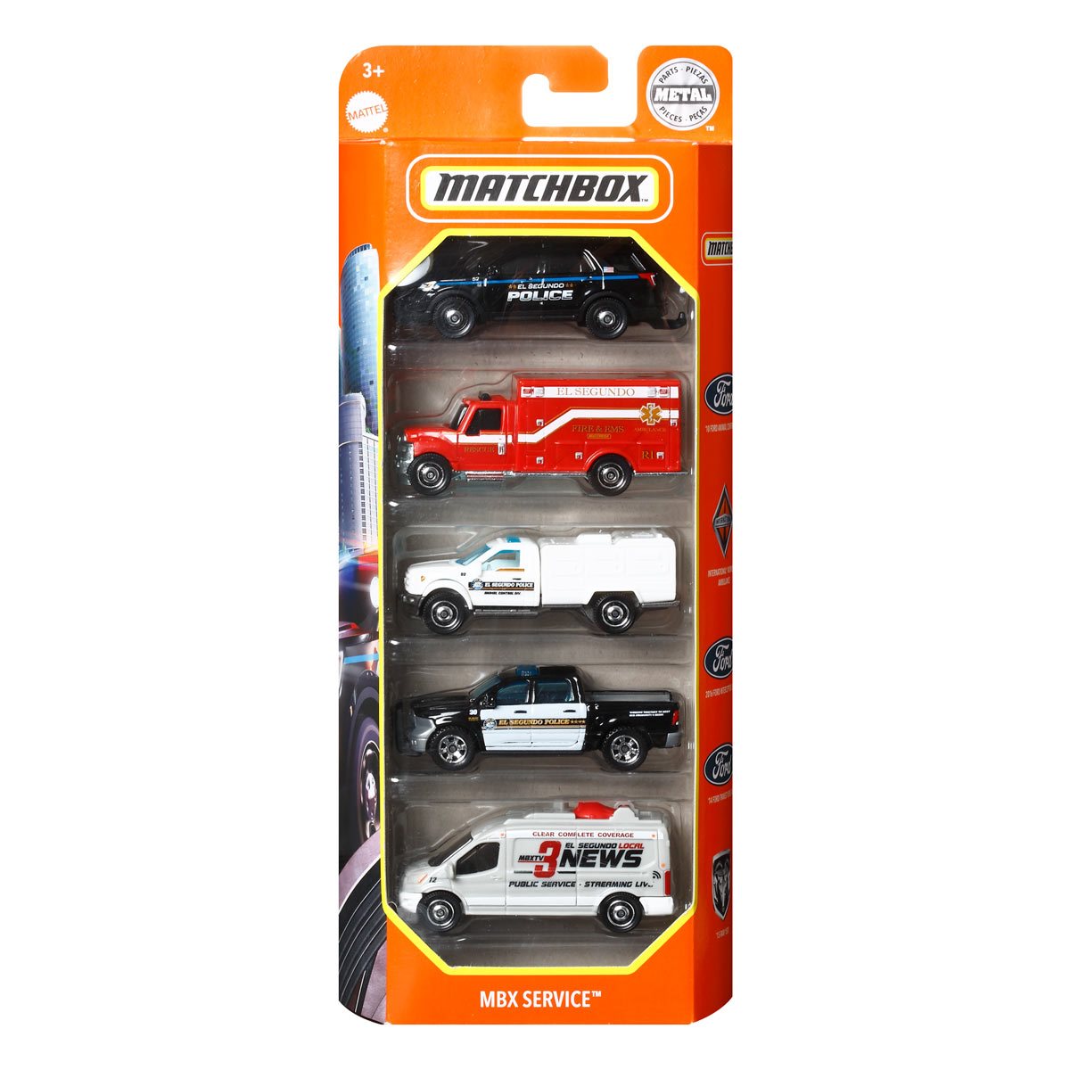 Matchbox Car Collection 5Pack 2023 Mix 1 Vehicle Case of 12