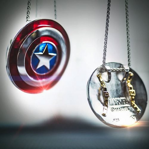 Captain America Shield Large Pendant Necklace