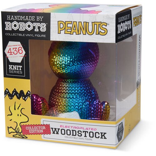 Peanuts Woodstock #436 Electroplated Handmade by Robots Vinyl Figure
