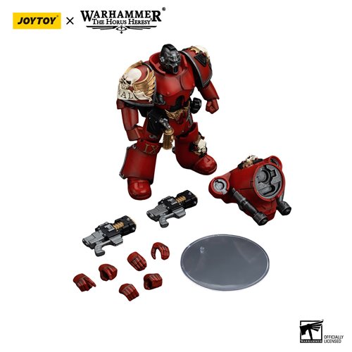 Joy Toy Warhammer Horus Heresy Blood Angels Tears Squad Erelim with Volkite Serpentas 1:18 Scale Act