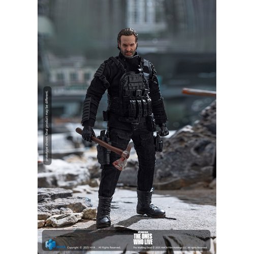 The Walking Dead: The Ones Who Lived Rick Grimes Exquisite Super Series 1:12 Scale Action Figure - P