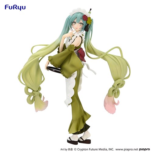 Vocaloid Hatsune Miku Matcha Green Tea Parfait Exceed Creative Statue