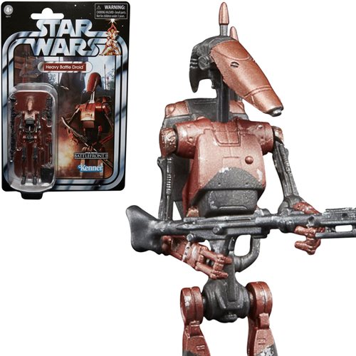 Star Wars The Vintage Collection Gaming Greats Heavy Battle Droid 3 3/4-Inch Action Figure, Not Mint