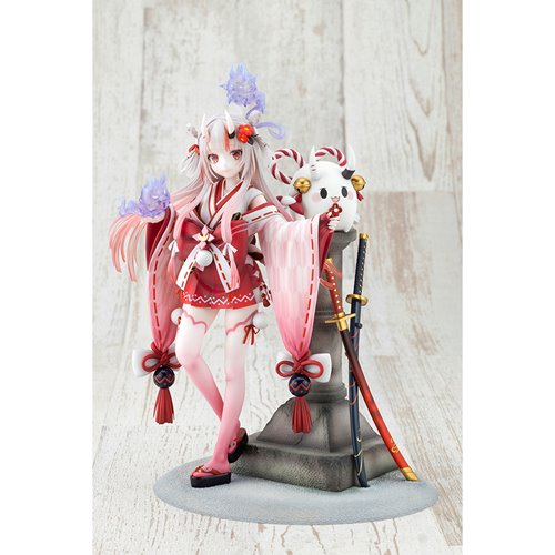 Hololive Production Nakiri Ayame Shrine Maiden Fortune Outfit Version 1:7 Scale Statue