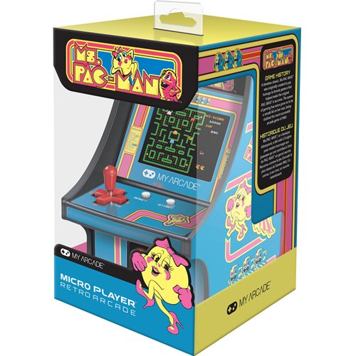Ms. Pac-Man Collectible Retro Micro Player