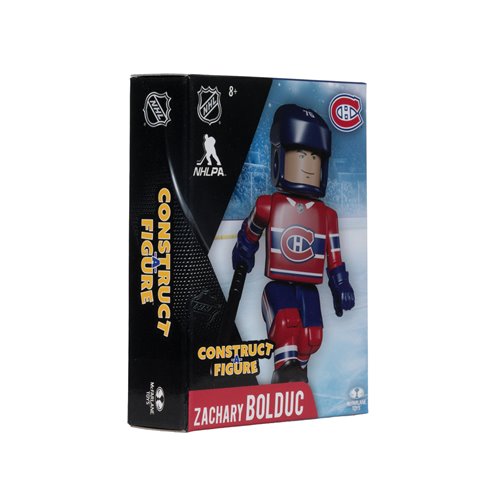 NHL Construct-a-Figure Series 2 Montreal Canadiens Zachary Bolduc Mini-Figure