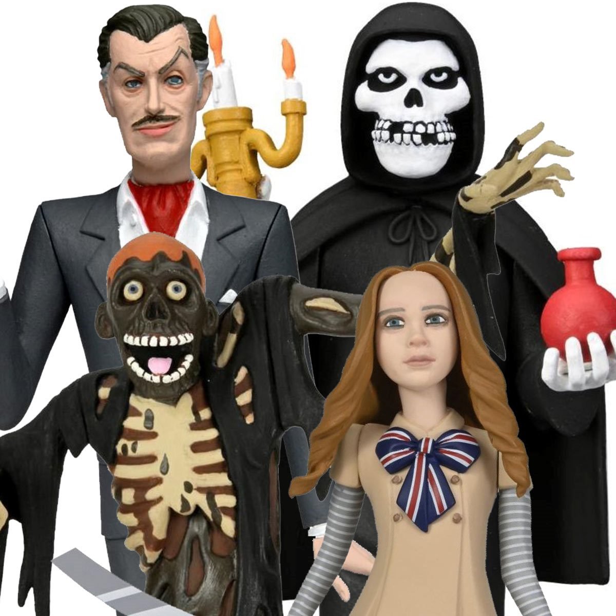 Toony Terrors Series 9 6Inch Scale Action Figure Set of 4