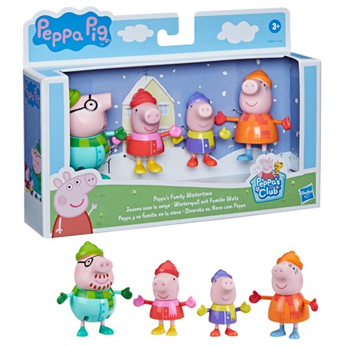 Peppa Pig Peppa’s Adventures Family Figure 4-Pack Wave 3