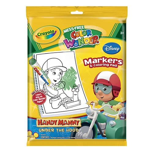 Crayola Color Wonder Handy Manny Markers & Coloring Pad