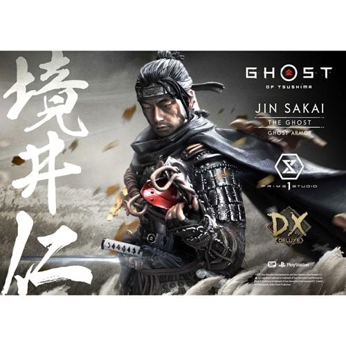 Ghost of Tsushima Jin Sakai Ghost Armor Deluxe Edition 1:4 Scale Statue