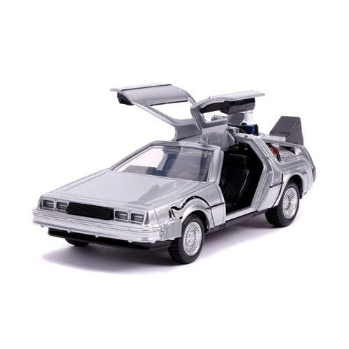 Back to the Future 2 Time Machine 1:32 Scale Die-Cast Metal Vehicle