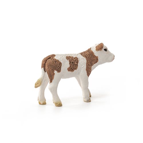 Farm World Simmental Calf Collectible Figure