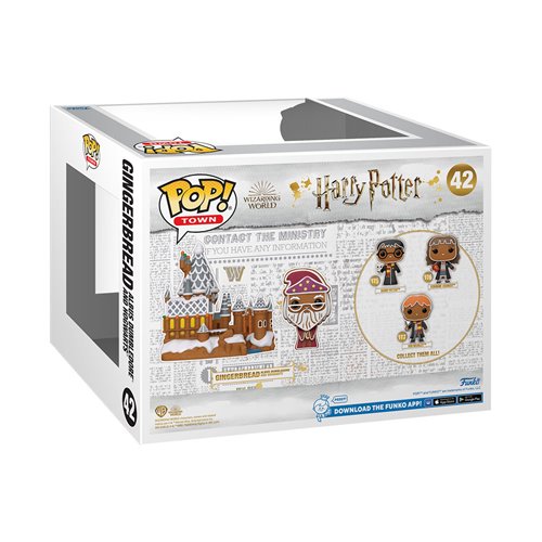 Harry Potter Gingerbread Dumbledore with Hogwarts Funko Pop! Town