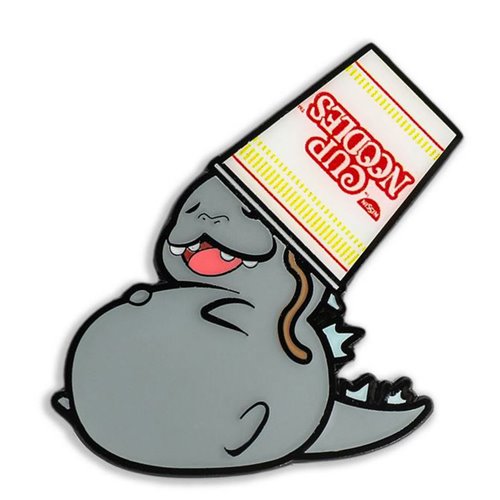 Nissin Cup Noodles x Godzilla 1 1/2-Inch Premium Pin Series Display Tray of 24