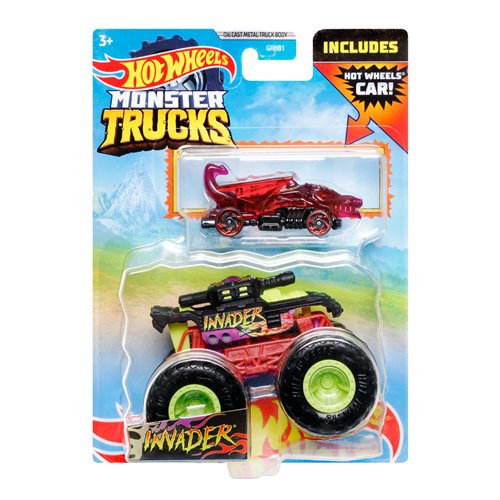 Hot Wheels Monster Trucks Vehicle 2023 Mix 1 2-Pack Case of 8