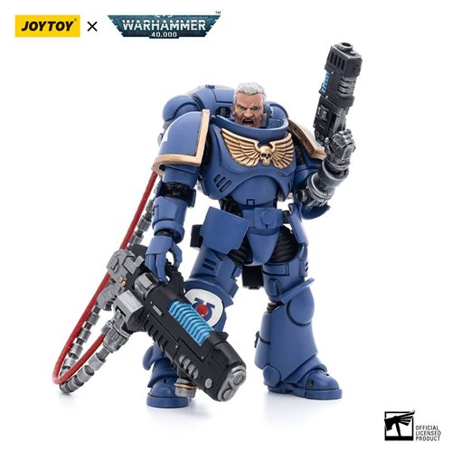 Joy Toy Warhammer 40,000 Ultramarines Hellblasters Sergeant Ulaxes 1:18 Scale Action Figure