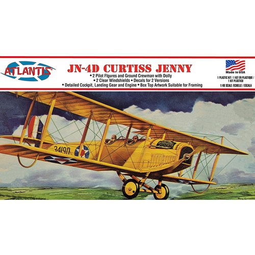 JN-4D Curtiss Jenny Airplane 1:48 Scale Model Kit