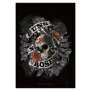 Guns N Roses Skull Fabric Poster Wall Hanging