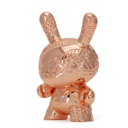 New Money by Tristan Eaton 5-Inch Rose Gold Metal Dunny Figure
