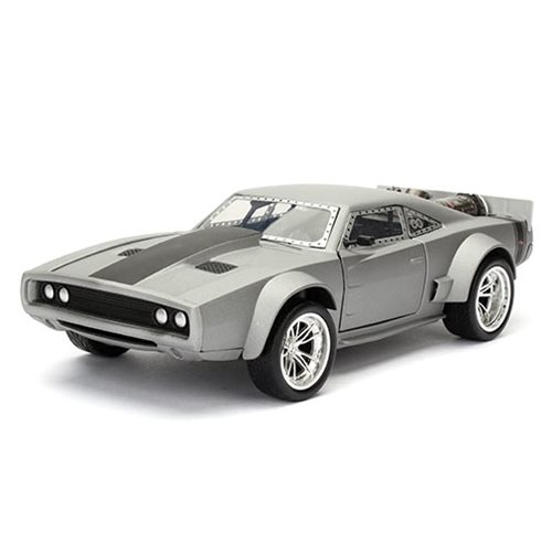 Fast Furious 8 Dom's Ice Charger 1:24 Scale Die-Cast Metal Vehicle