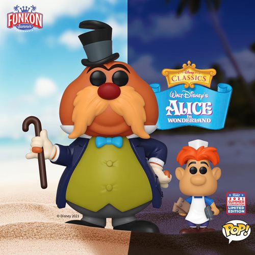 Alice in Wonderland Walrus and the Carpenter Pop Vinyl Figure and Buddy - 2021 Convention Exclusive