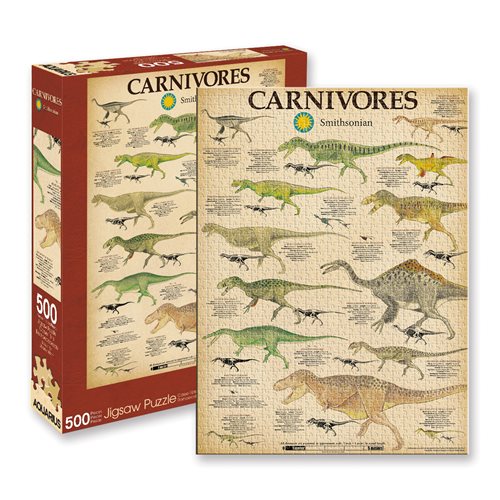 Smithsonian Carnivores 500-Piece Puzzle