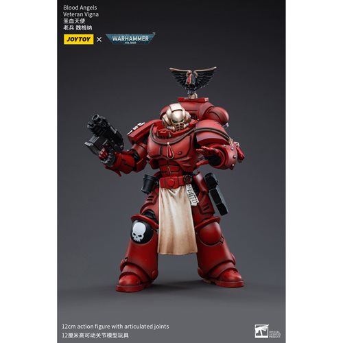 Joy Toy Warhammer 40,000 Blood Angels Veteran Vigna 1:18 Scale Action Figure