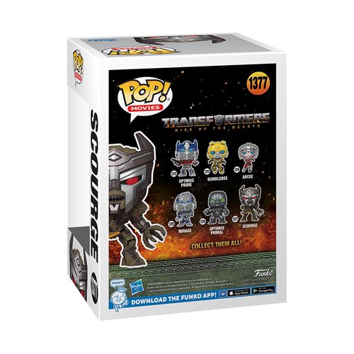 Transformers: Rise of the Beasts Scourge Pop! Vinyl Figure