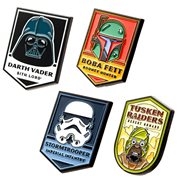 Star Wars Dark Side Characters 4-Pack Enamel Pin Set