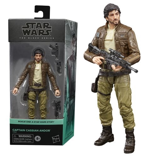 Star Wars The Black Series Captain Cassian Andor 6-Inch Action Figure