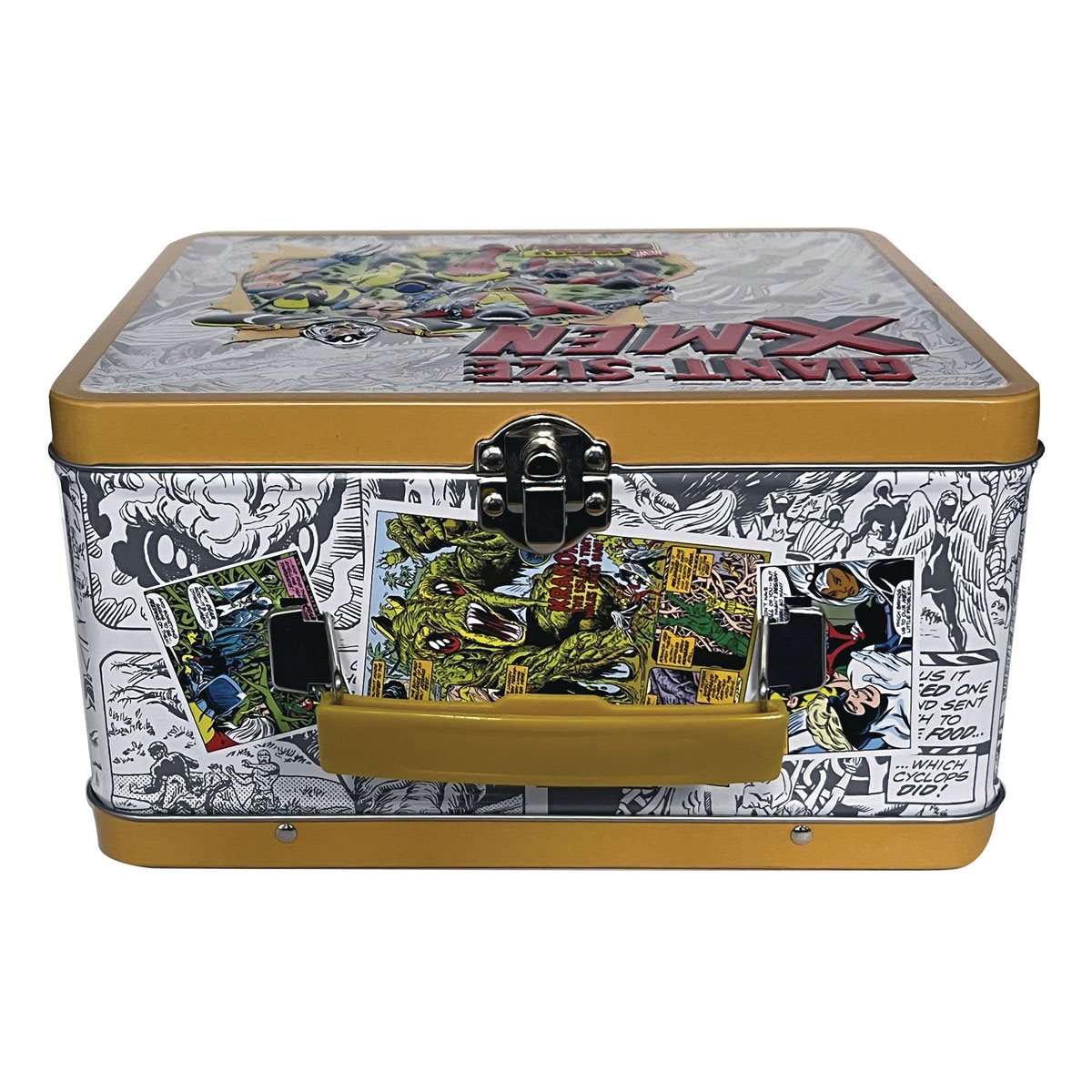 Marvel Man-Thing Tin Titans Tin Titans Lunch Box with Thermos