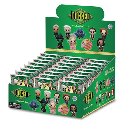 Wicked 3D Foam Bag Clip Display Case of 24