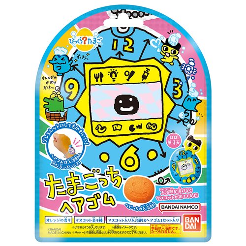 Tamagotchi Hair Tie Volume 1 Bikkura Bath Bomb Blind-Box Case of 15