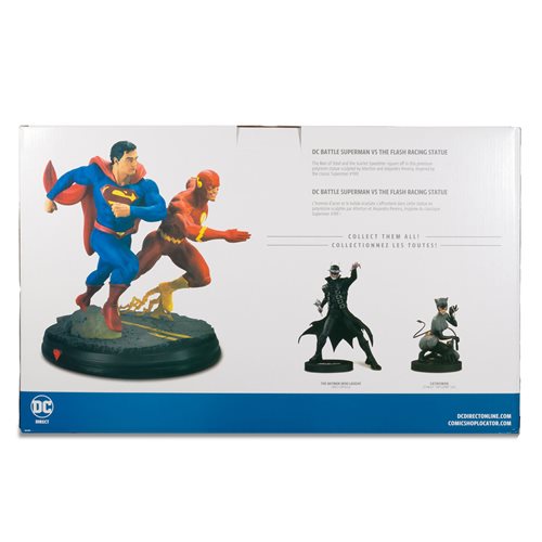 DC Battle Superman vs. The Flash Racing Statue