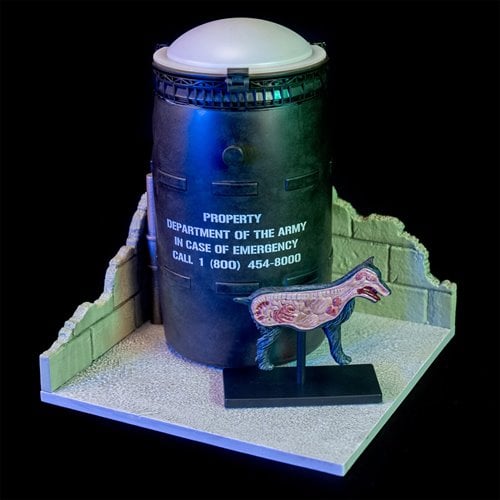 The Return of the Living Dead 245 Trioxin Barrel Diorama Set
