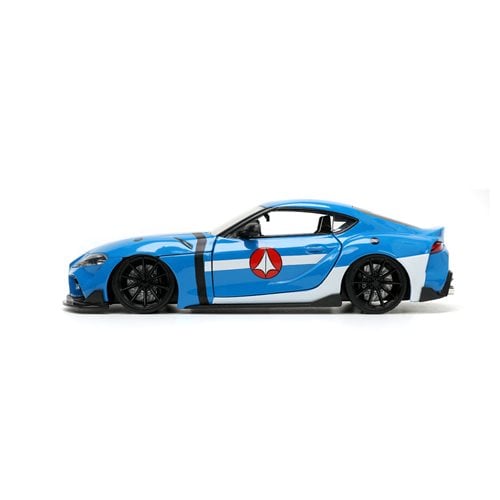 Robotech Hollywood Rides 2020 Toyota Supra 1:24 Scale Die-Cast Metal Vehicle with Max Sterling Figur