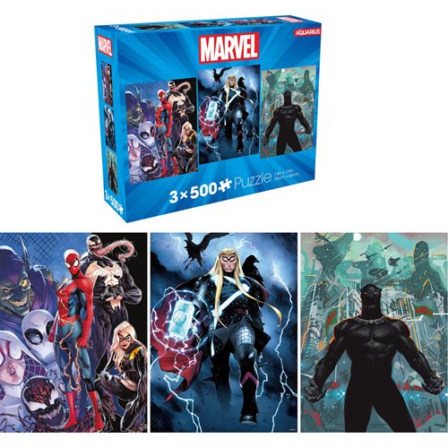 Marvel 500-Piece Puzzle Set of 3