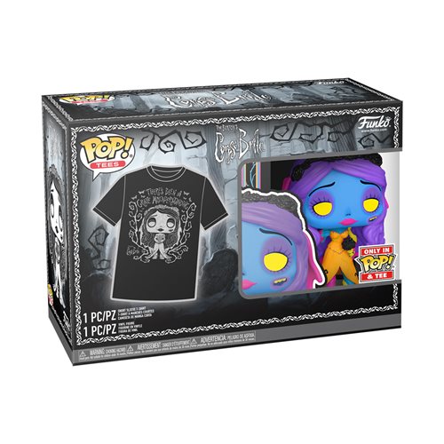 The Corpse Bride Emily Blacklight Funko Pop! Vinyl Figure and Adult T-Shirt 2-Pack