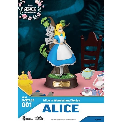 Alice in Wonderland Alice Mini D-Stage 001 4-Inch Statue