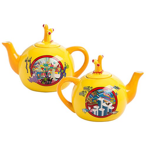 Beatles Yellow Submarine Ceramic Teapot